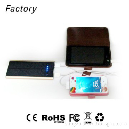 solar mobile charger for iphone for travel Camping Hiking Biking